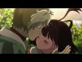 Mumei kisses ikoma -Cutest kiss scene in anime- Kabaneri of the iron fortress