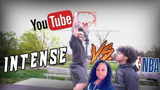 1V1 BASKETBALL VS LIL BROTHER! (IF HE WINS HE TAKES MY YOUTUBE CHANNEL AND MOM MOVES TO SEATTLE)