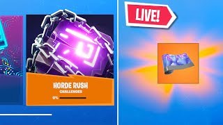 *NEW* FORTNITE HORDE RUSH EVENT FREE REWARDS RIGHT NOW! MONSTER EVENT (Fortnite Battle Royale)