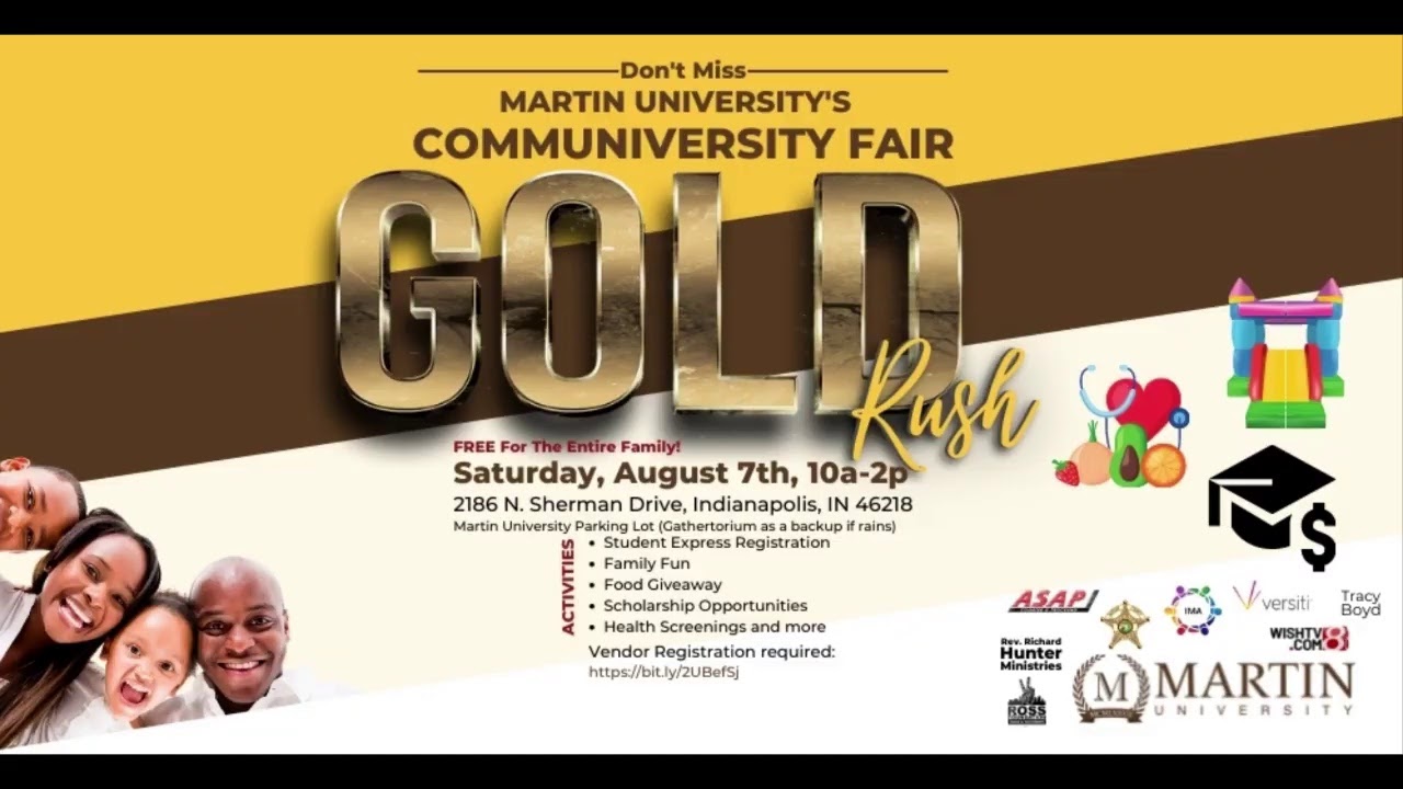 Martin University Gold Rush Communiversity Fair