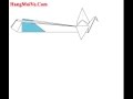 Hướng dẫn cách gấp con phượng hoàng giấy - Xếp hình Origami - How to make a houou