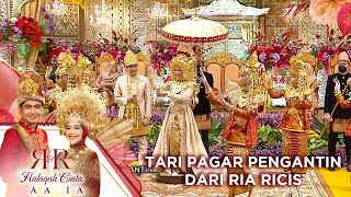Download lagu TARI PAGAR PENGANTIN DARI RIA RICIS | HALAQAH CINTA RICIS RYAN AKAD NIKAH