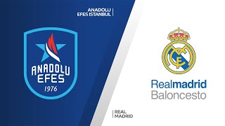 Anadolu Efes Istanbul - Real Madrid Highlights |Turkish Airlines EuroLeague, PO 