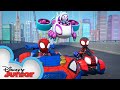 Spin Rushes In | Marvel's Spidey and his Amazing Friends | @disneyjunior