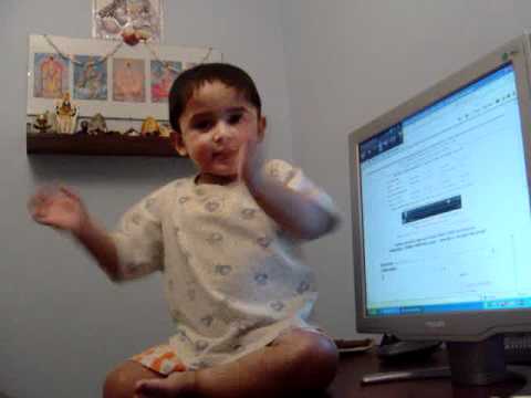 Aadharsh..Naughy singing Loosu penne song..!