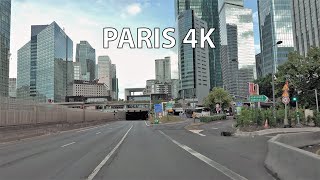 Paris 4K - Morning Drive - Sunday Expressway