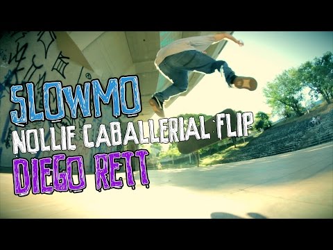 Nineclouds Skateboards | Slow Motion | Nollie Caballerial Flip - Diego Rett