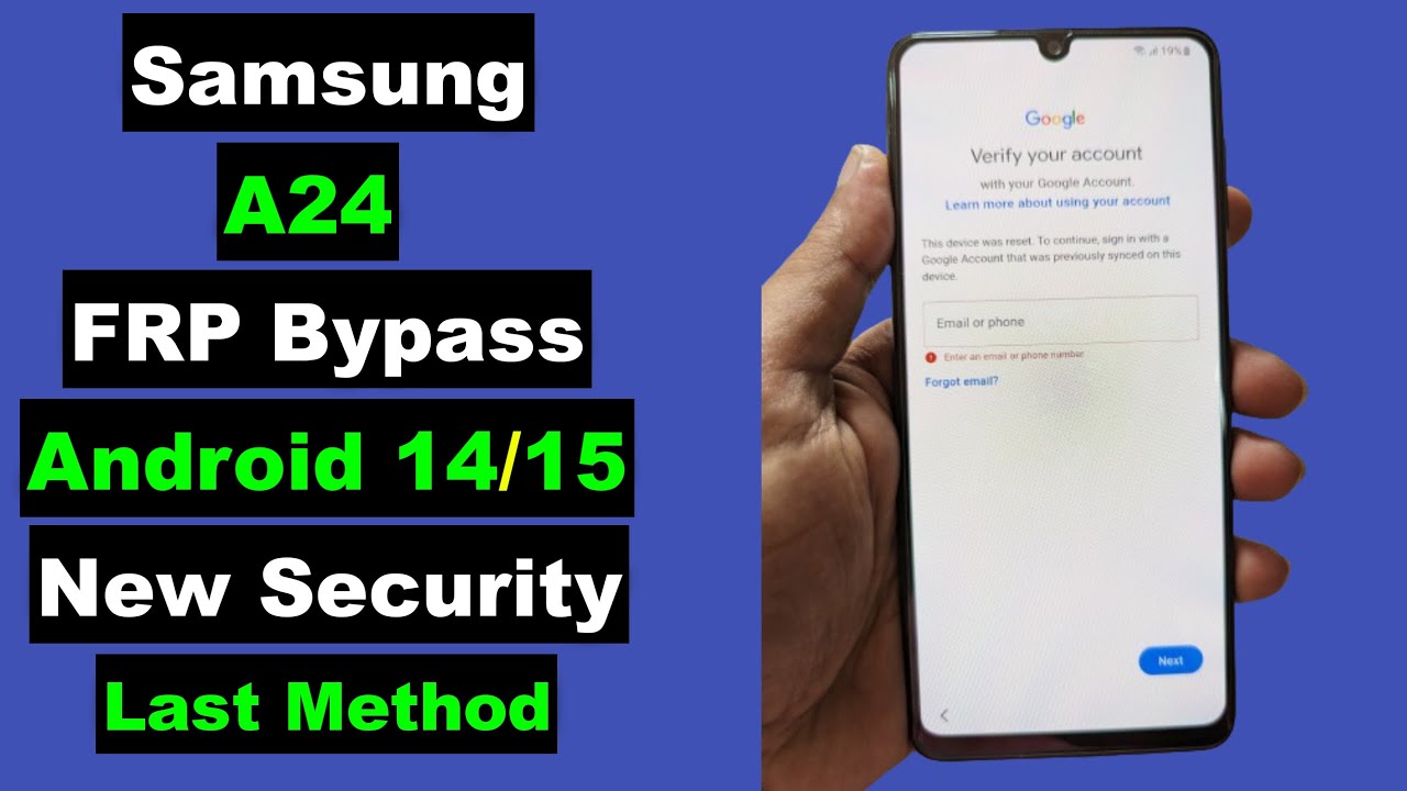 Samsung A24 FRP Bypass 2025 Android 14/15 | Samsung A24 Samsung A24 FRP Bypass 2025 Android 14/15 | Samsung A24