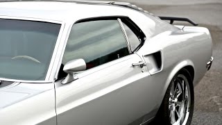 1969 Mustang Mach 1 - Gorgeous Silver Muscle Car