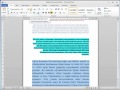MİCROSOFT WORD 2010 GÖRSEL VİDEO EĞİTİMİ-Metin ve Paragraf Biçimlendirme