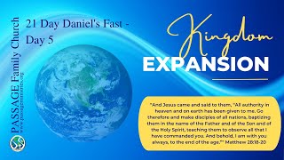 2023 Daniel's Fast Day 5