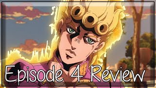 From the Shadows - JoJo's Bizarre Adventure Golden Wind Episode 4 Anime Review