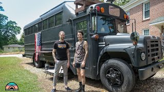 School Bus Tiny House - Skoolie Walkthrough
