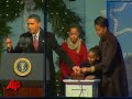 Raw Video: Obamas Light National Christmas Tree