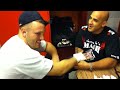 KSW PRE FIGHT HAND WRAP SESSION WITH JAMES LEE, BEN LAGMAN AND STOS