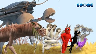 Horror Face-Off Size Comparison 4 Horror Face-Off S4 Spore