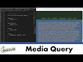 Create CSS Media Queries to Show/Hide the Hamburger Icon and the Horizontal Nav