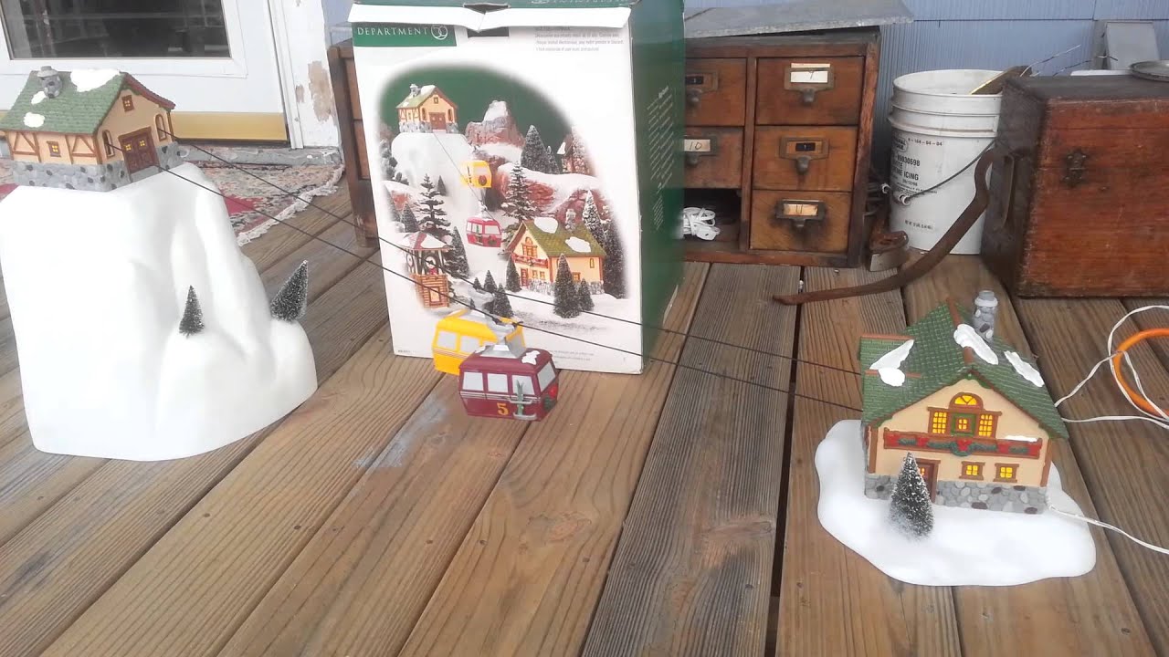 department 56 gondola ski lift related keywords dept 56 christmas village