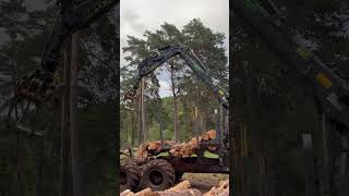 “Operating In The Forest: John Deere 1510G Forwarder At Work” #Johndeere #Automobile #Viral #Farming