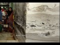 Lukisan Abstrak Usai Banjir Jakarta