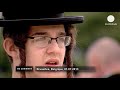 Orthodox Jews protest in Brussels - no comment