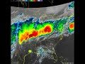 GOES-16 Infrared Satellite Loop for April 28-29, 2017