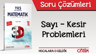 3D Soru Bankası - Sayı - Kesir Problemleri - 1 Soru Çözümleri