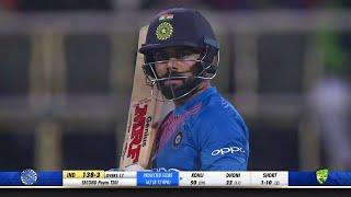 Virat Kohli 72 38 Vs Australia 2Nd T20I 2019 Bangalore Ball By Ball