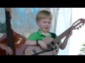 Snyder Family Band plays Old Joe Clark feat. Owen Snyder age 5