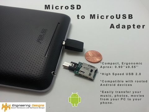 MicroSD to Micro USB Adapter for Nexus or any Android ... micro usb power cable diagram 