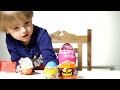 4 Cool Surprise Eggs! BIG Gift Egg Hello Kitty, Super Mario, Kinder Joy and Moshi Monsters 4 Cool Surprise Eggs! BIG Gift Egg Hello Kitty, Super Mario, Kinder Joy and Moshi Monsters
