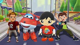 Subway Surfers Vs Super Wings Jett Run Vs Tag With Ryan Vs Ben 10 - Up To Speed