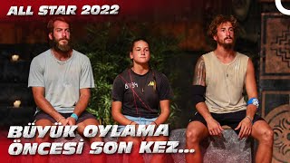 Gönüllüler Takiminin Büyük Oylama Konuşmalari Survivor All Star 2022 - 135. Bölüm