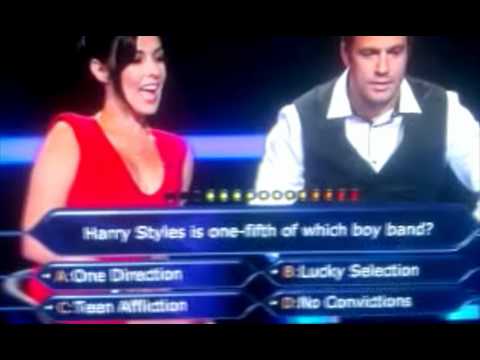 Torn Lyrics  Direction on Harry Styles Question On Who Wants To Be A Millionaire  21 8 11