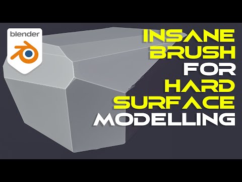 AWESOME brush for HARD SURFACE sculpting in Blender