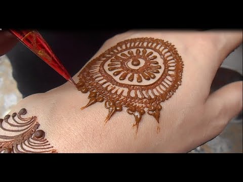 Full Video Easy & Simple Mehndi Design # Cute Henna Mehendi...