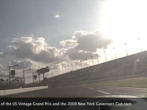 This is a 1966 model GT40 MkI doing a demonstration run at Daytona