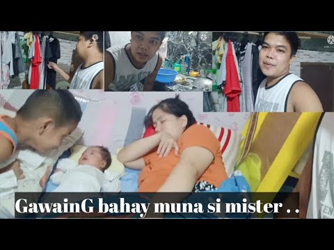 GawainG Bahay muna si Mister|HuGas,Laba|#Makikain