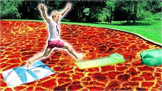 FLOOR IS LAVA CHALLENGE!! FLOOR IS LAVA CHALLENGE!!