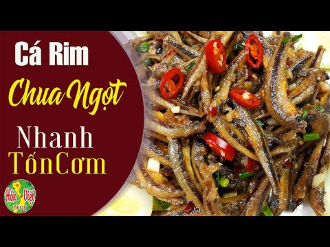 Cá Cơm Khô Rim Chua Ngọt Thơm Ngon Đậm Đà