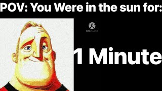 Mr Incredible Becoming Deepfried You Were In The Sun For