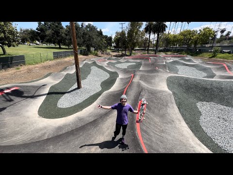 NEW HUGE SKATE PARK & PUMP TRACK Feat. CHRISTOPHER HIETT @NkaVidsSkateboarding