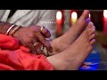 indian housewife romantic feet kiss