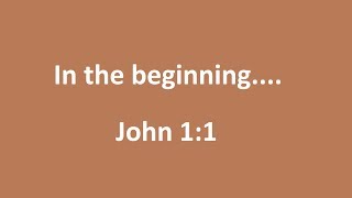 Video: In John 1:1 - What Beginning was John writing about? - Trinity Delusion