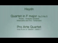 Quartet in F major (Haydn)  Pro Arte Quartet