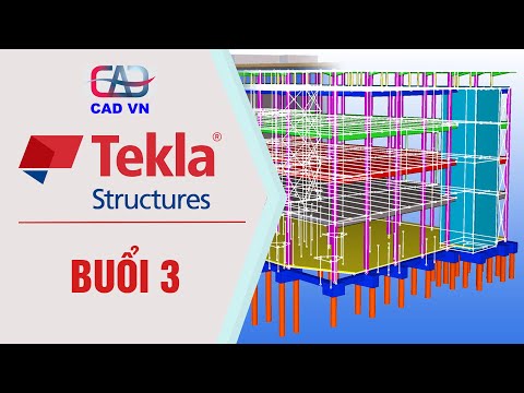 Tekla Structures Buổi 3 – Mô hình hóa cốt thép |CAD VN|