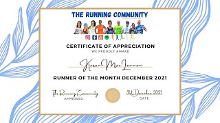 The Running Community | Runner Of The Month | December 2021 - Karen MacLennan