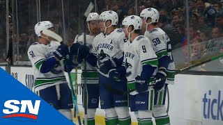 Bo Horvat Snaps Goal By Halak After Bad Boston Bruins Turnover
