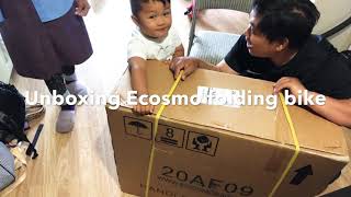 Unboxing Of Ecosmo Folding Bike With 20 Wheel.