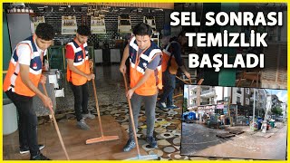 Bartında Sel Suları Çekildi, Temizlik Başladı